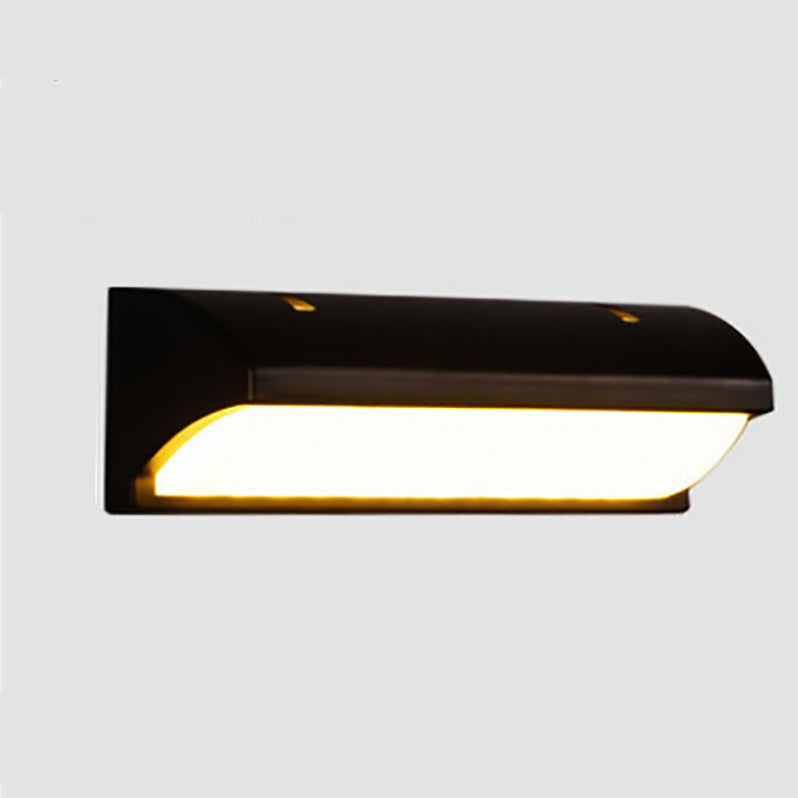 Waterproof Aluminum PMMA Rectangular LED Wall Sconce Lamp