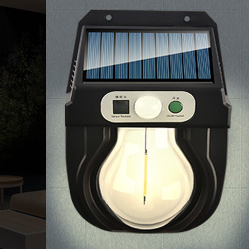 Deco Plastic Elliptical Bulb LED Wall Sconce Lamp