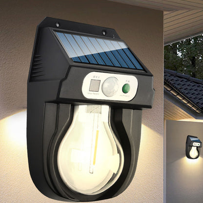 Deco Plastic Elliptical Bulb LED Wall Sconce Lamp