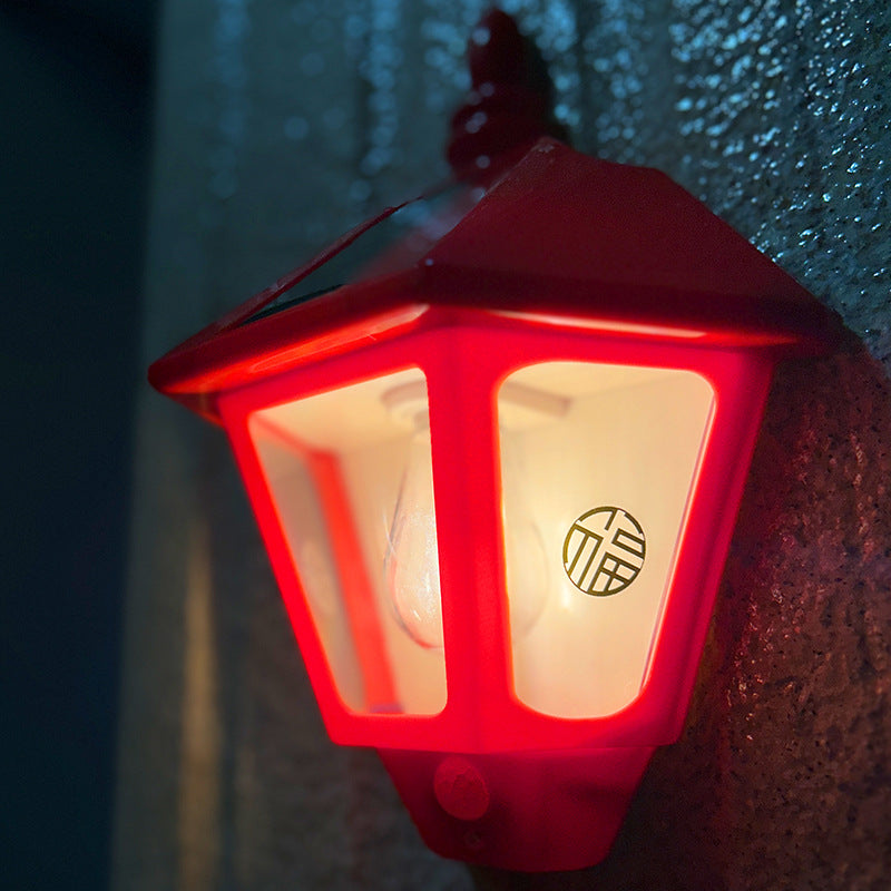 Retro Solar Waterproof ABS Lighthouse LED Wall Sconce Lamp