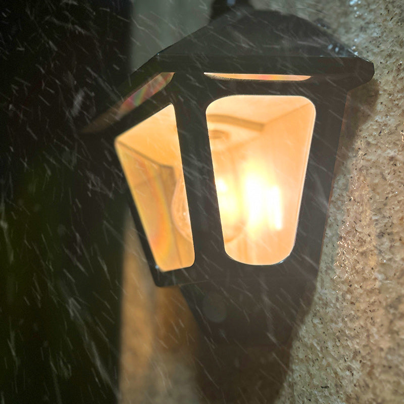Retro Solar Waterproof ABS Lighthouse LED Wall Sconce Lamp