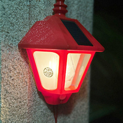 Retro Solar Waterproof ABS Lighthouse LED Wall Sconce Lamp