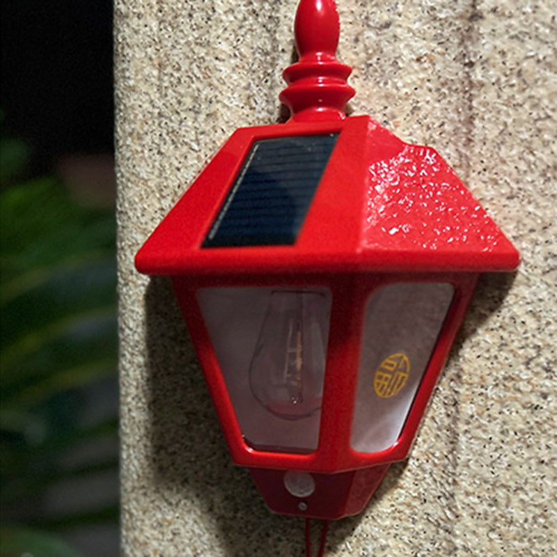 Retro Solar Waterproof ABS Lighthouse LED Wall Sconce Lamp