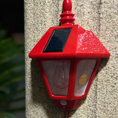 Retro Solar Waterproof ABS Lighthouse LED Wall Sconce Lamp