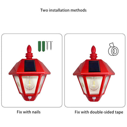 Retro Solar Waterproof ABS Lighthouse LED Wall Sconce Lamp