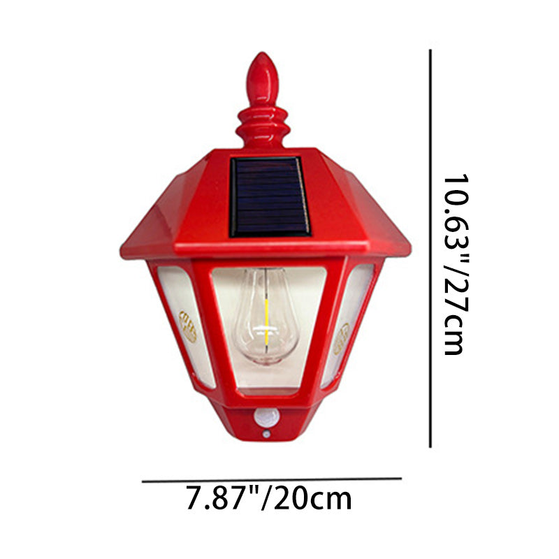 Retro Solar Waterproof ABS Lighthouse LED Wall Sconce Lamp