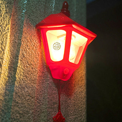 Retro Solar Waterproof ABS Lighthouse LED Wall Sconce Lamp