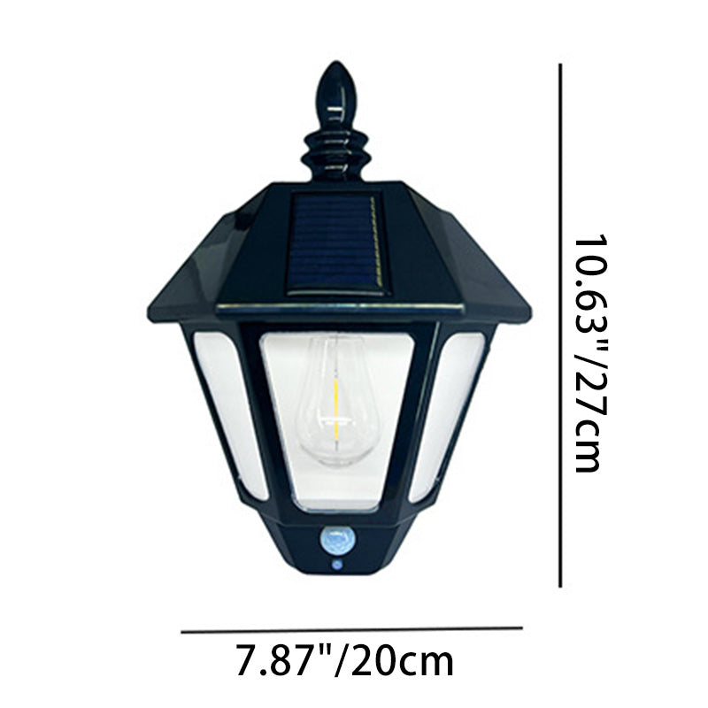 Retro Solar Waterproof ABS Lighthouse LED Wall Sconce Lamp