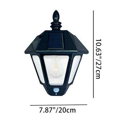 Retro Solar Waterproof ABS Lighthouse LED Wall Sconce Lamp