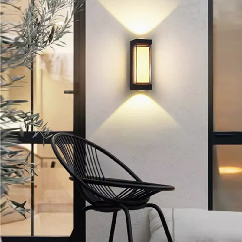 Simplicity Aluminum PC Cylinder Cuboid LED Wall Sconce Lamp