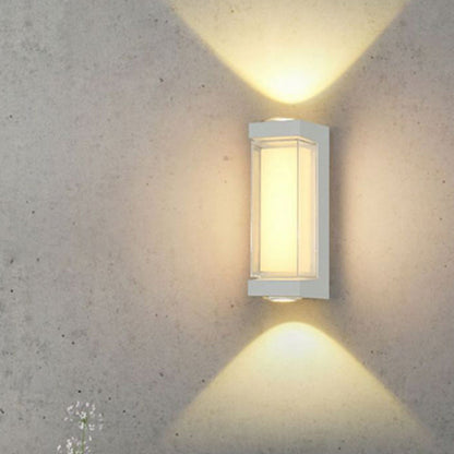 Simplicity Aluminum PC Cylinder Cuboid LED Wall Sconce Lamp