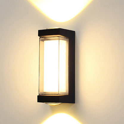 Simplicity Aluminum PC Cylinder Cuboid LED Wall Sconce Lamp
