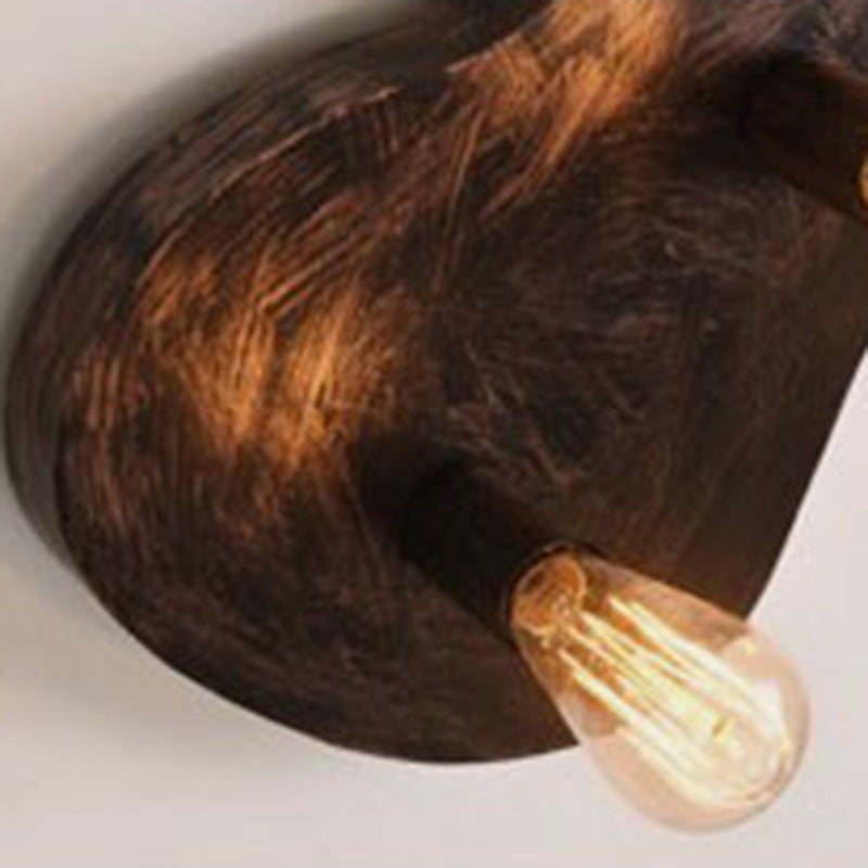 Contemporary Retro Iron Guitar 5-Light Wall Sconce Lamp