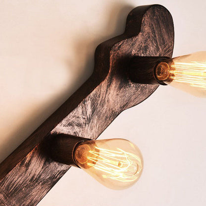 Contemporary Retro Iron Guitar 5-Light Wall Sconce Lamp