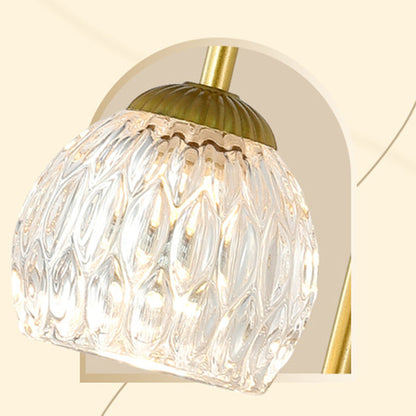 French Round Floral 1/2 Light Melting Wax Wall Sconce Lamp