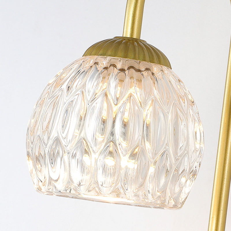 French Round Floral 1/2 Light Melting Wax Wall Sconce Lamp