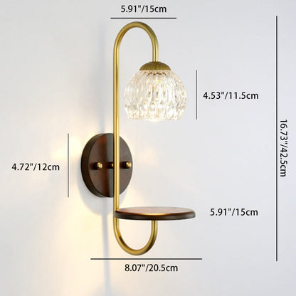 French Round Floral 1/2 Light Melting Wax Wall Sconce Lamp