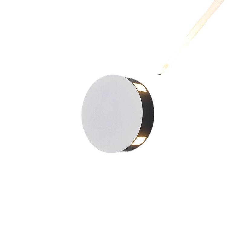 Minimalist Aluminum Round Square LED Wall Sconce Lamp