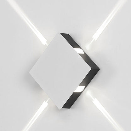 Minimalist Aluminum Round Square LED Wall Sconce Lamp
