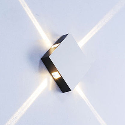 Minimalist Aluminum Round Square LED Wall Sconce Lamp