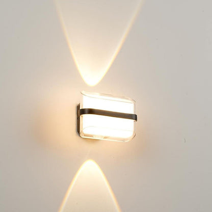 Simplicity Acrylic Ball Rectangular LED Wall Sconce Lamp