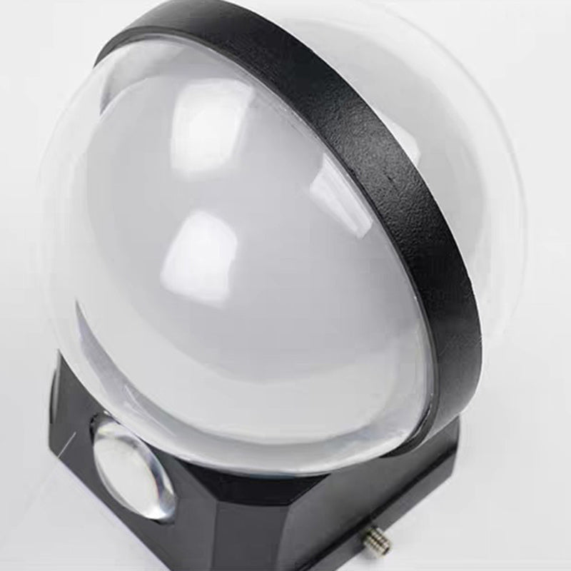 Simplicity Acrylic Ball Rectangular LED Wall Sconce Lamp