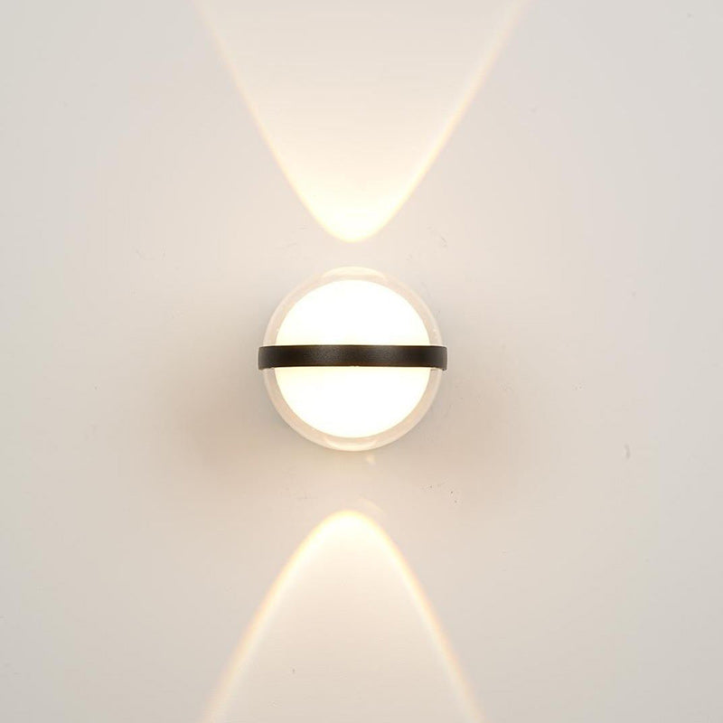 Simplicity Acrylic Ball Rectangular LED Wall Sconce Lamp