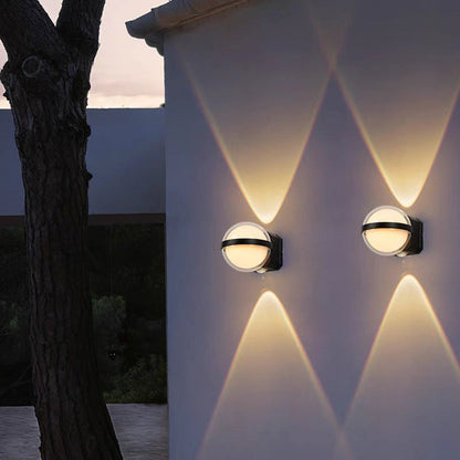 Simplicity Acrylic Ball Rectangular LED Wall Sconce Lamp