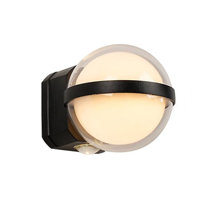 Simplicity Acrylic Ball Rectangular LED Wall Sconce Lamp
