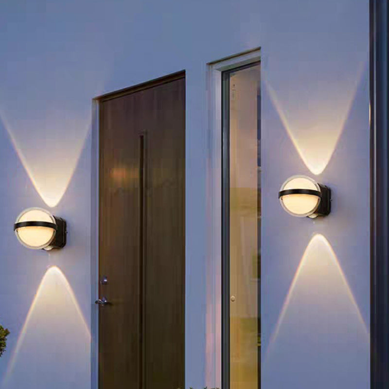 Simplicity Acrylic Ball Rectangular LED Wall Sconce Lamp