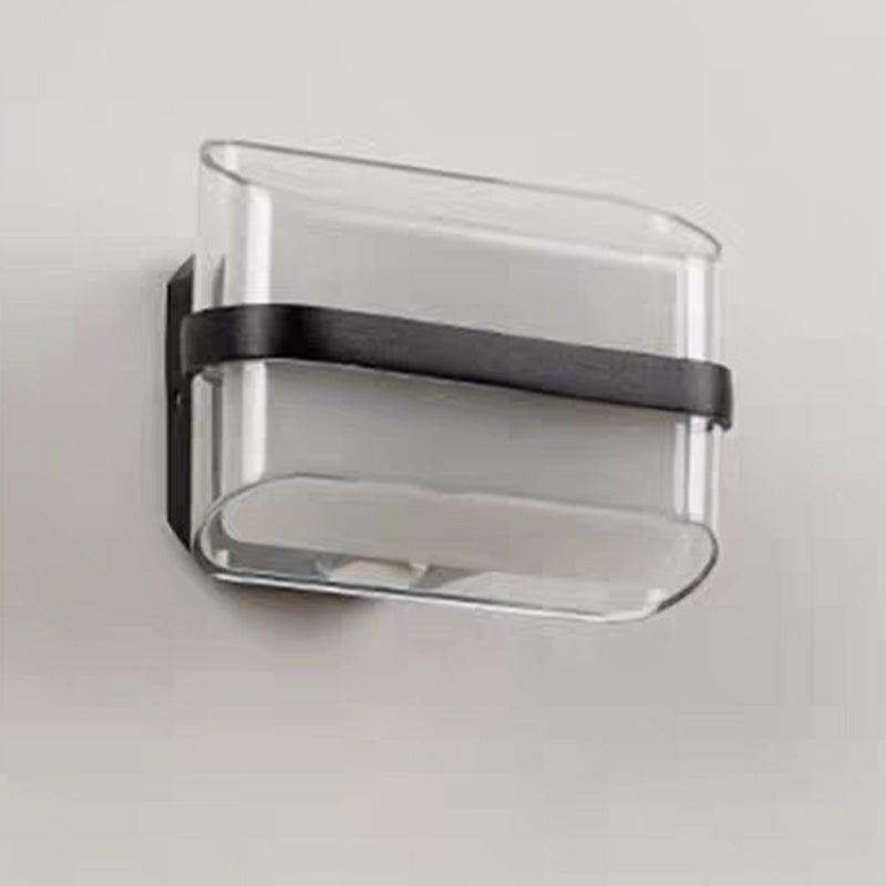 Simplicity Acrylic Ball Rectangular LED Wall Sconce Lamp