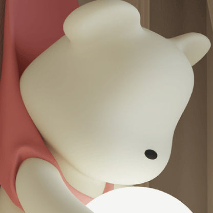 Kids Hanging Bear Resin PMMA 1-Light Wall Sconce Lamp