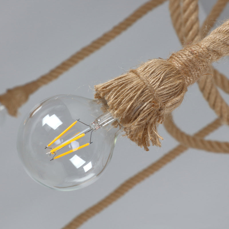 Contemporary 10-Light Iron Ceiling Light
