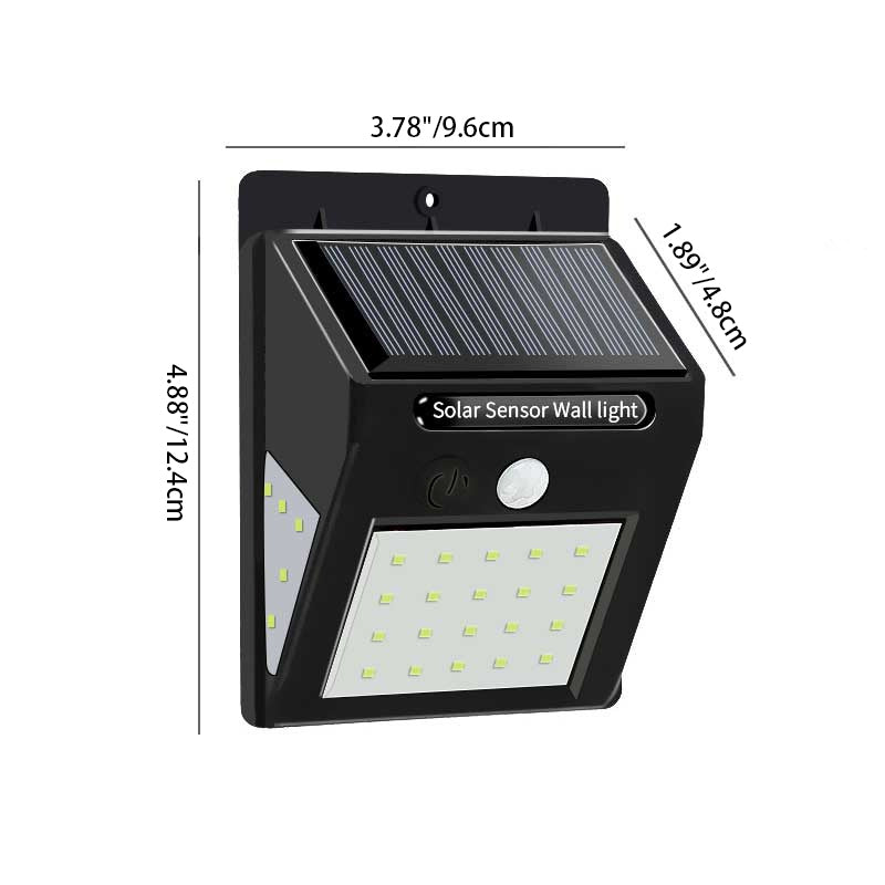 Simplicity Sensor ABS Rectangular LED Wall Sconce Lamp