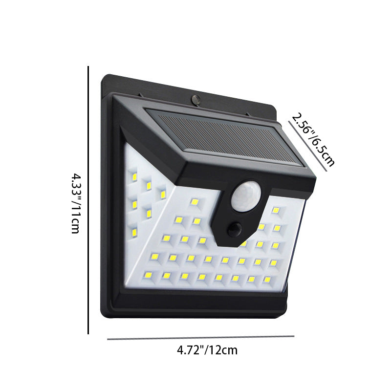 Simplicity Sensor ABS Rectangular LED Wall Sconce Lamp