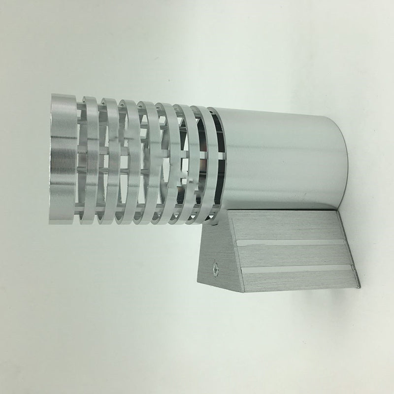 Industrial Aluminum Cylinder Hollowed LED Wall Sconce Lamp