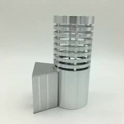 Industrial Aluminum Cylinder Hollowed LED Wall Sconce Lamp