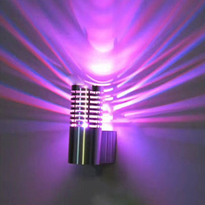 Industrial Aluminum Cylinder Hollowed LED Wall Sconce Lamp