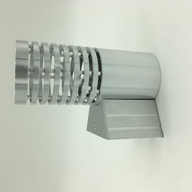 Industrial Aluminum Cylinder Hollowed LED Wall Sconce Lamp