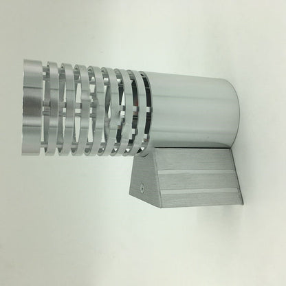 Industrial Aluminum Cylinder Hollowed LED Wall Sconce Lamp