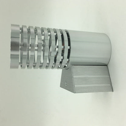 Industrial Aluminum Cylinder Hollowed LED Wall Sconce Lamp