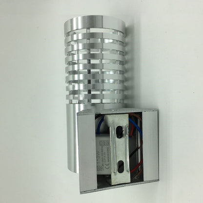 Industrial Aluminum Cylinder Hollowed LED Wall Sconce Lamp