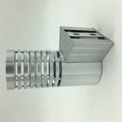 Industrial Aluminum Cylinder Hollowed LED Wall Sconce Lamp