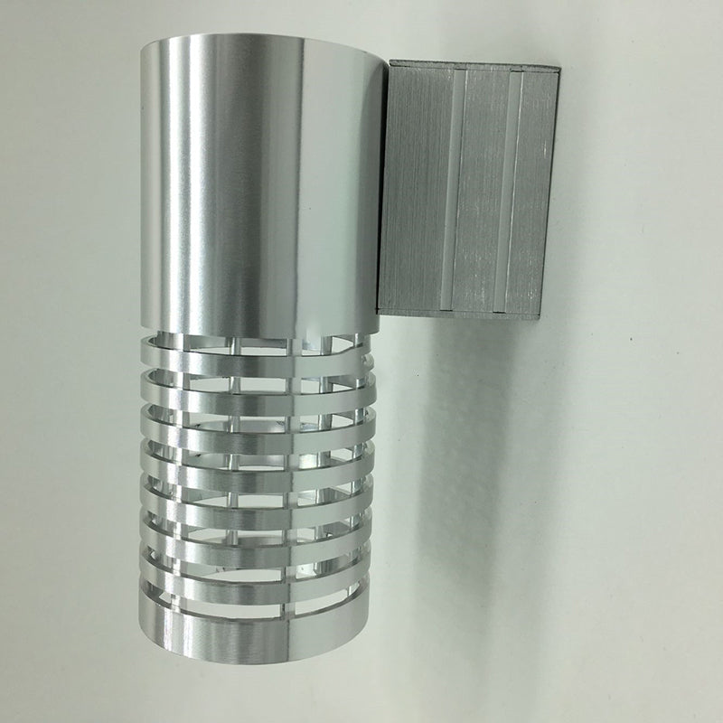 Industrial Aluminum Cylinder Hollowed LED Wall Sconce Lamp