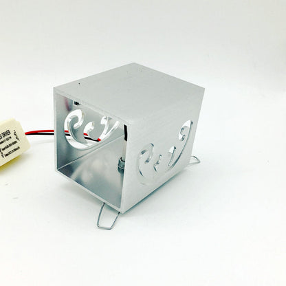 Simplicity Aluminum Cube Butterfly LED Wall Sconce Lamp