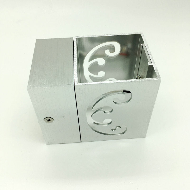 Simplicity Aluminum Cube Butterfly LED Wall Sconce Lamp