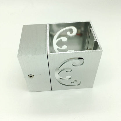 Simplicity Aluminum Cube Butterfly LED Wall Sconce Lamp