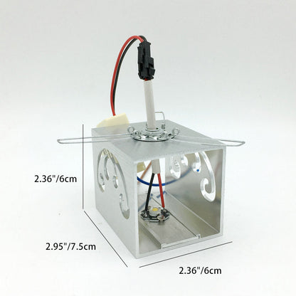 Simplicity Aluminum Cube Butterfly LED Wall Sconce Lamp