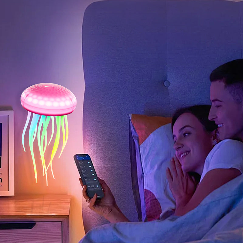 Silica Jellyfish Hanging LED Wall Sconce Lamp Night Light
