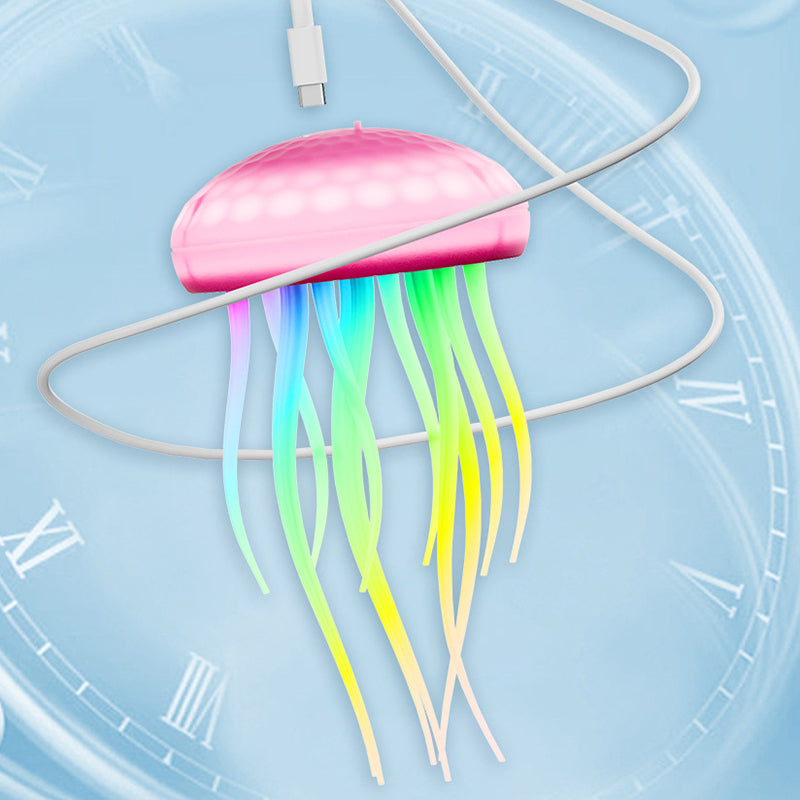 Silica Jellyfish Hanging LED Wall Sconce Lamp Night Light